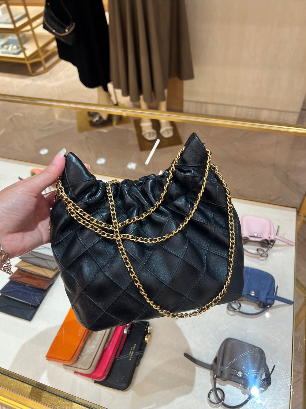 NWT Tory Burch MINI FLEMING SOFT HOBO BAG